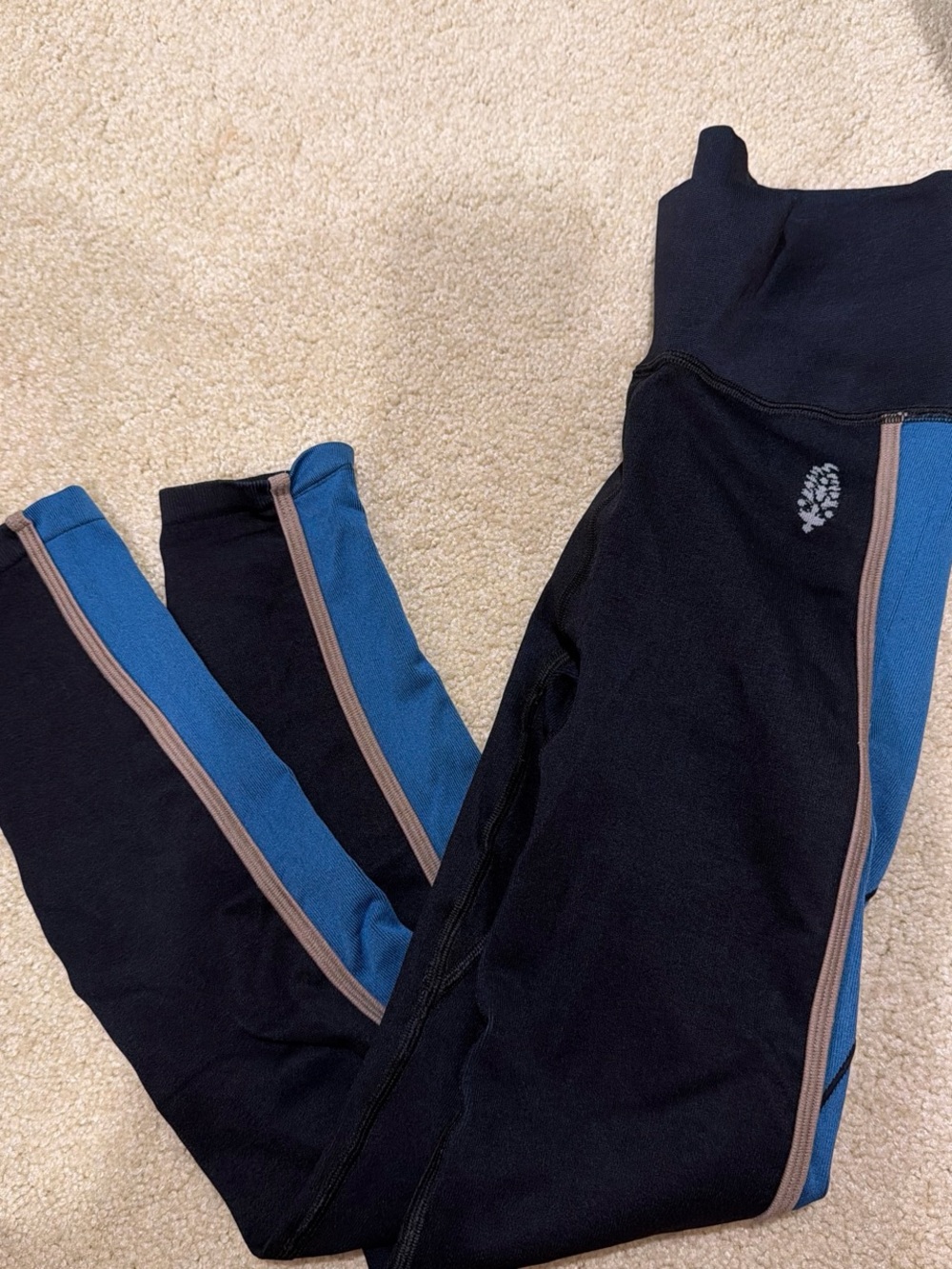 FP movement Black and Blue Athletic Leggings
